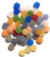 60 8x4mm Mixed Marble Disk Beads